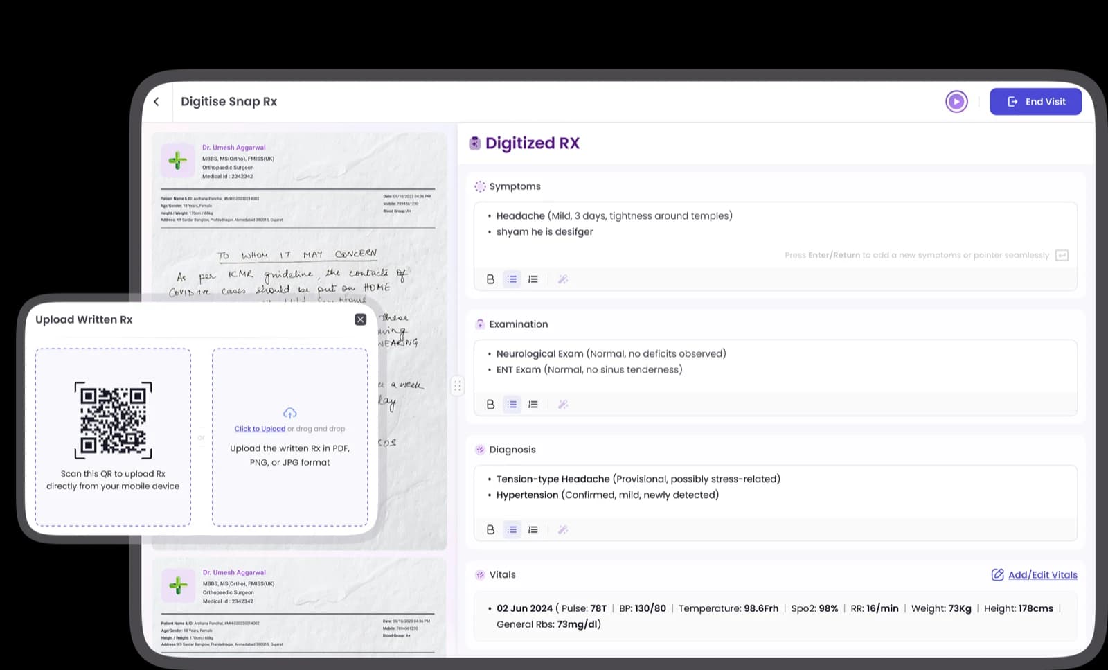 SnapRx — converting a handwritten prescription to structured data