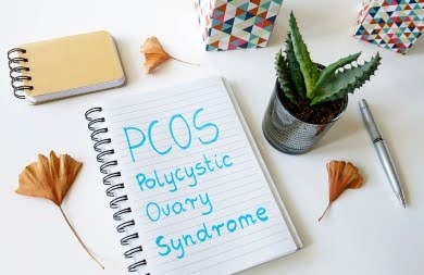  Image of A Diary with PCOS written on it